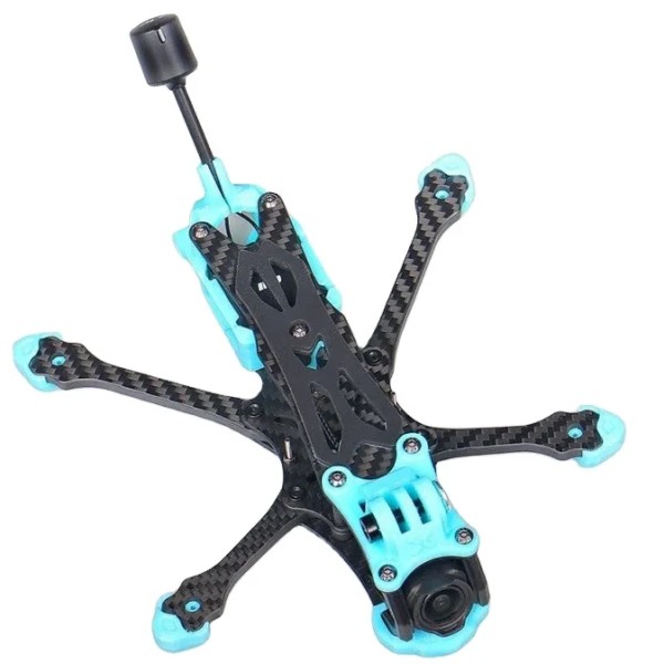 Foxeer 3.5/4 Inch Frame Carbon Fiber 5mm Arm Thickness Drone Frame Kit for RC Racing Drone